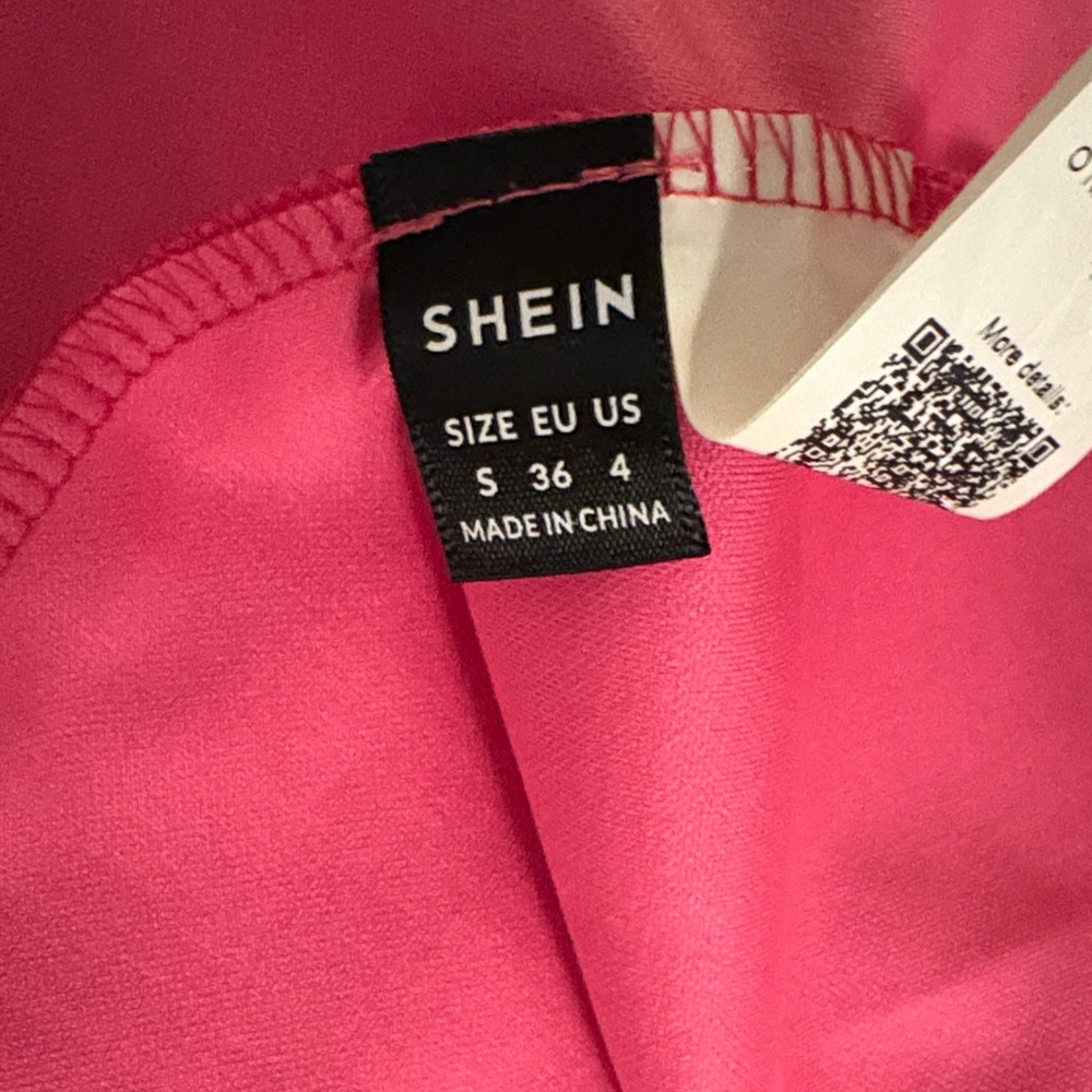 Pink Off-Shoulder Ruffle Dress - Picture 3 of 3